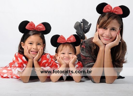 Mariana, Rafaela e Georgia dia 09/05/2011.