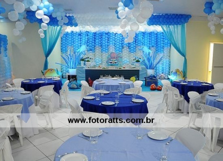 Decoração Fundo do mar dia 10/08/2011
