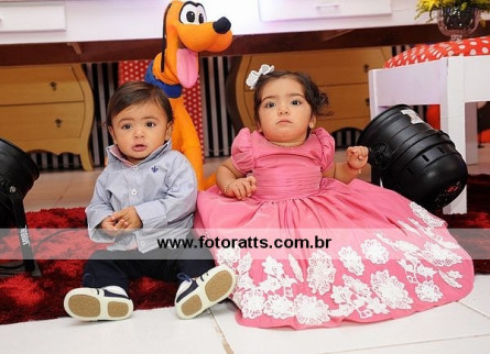 Aniversário 01 Ano Bento e Maria Luiza dia 18/05/2013 no Origami Buffet.