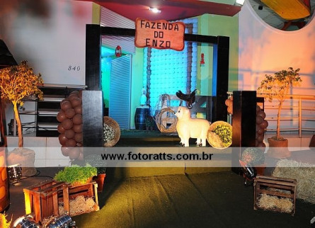 Decoração Fazendinha Estção da Alegria