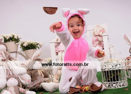 Book Maria Luiza e Maria Luiza e João Vitor dia 17/04/2014.