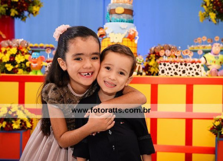 Aniversário 07 Anos Luisa & 04 Anos Samuel - Dia 15/07/2015 no Buffet Alpha Kids