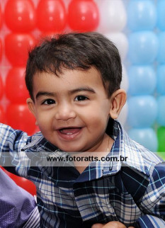 01 Ano Heitor dia 15/08/2015 no  Buffet Bambini 