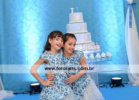 Aniversário07 Anos Valentina e Vitoria dia 31/08/2015 no Buffet Colossu Park.