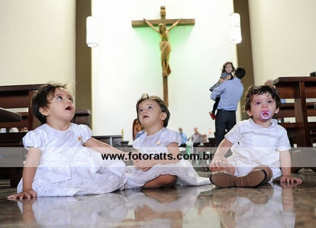 Batizado Bento , Monica e Mariana dia 17/07/2016.