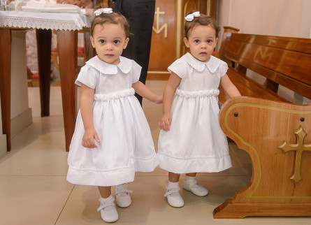 Batizado Maria Helena e Maria Beatriz