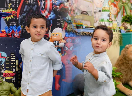 João Lukas 1 ano e José Neto 4 anos
