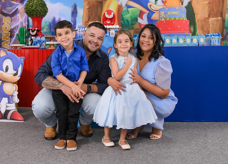 04 Anos Ana Julia e 05  Anos Gustavo