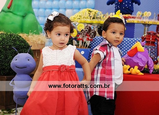 Aniversário 02 Anos Djalma e Giovana dia 01/02/2013 na Mercearia Kids e Teens.