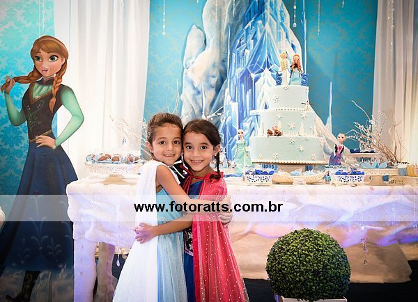 Aniversário 05 Anos Isabela e Ana Clara dia 13/03/2015 no Buffet Felici Festas.