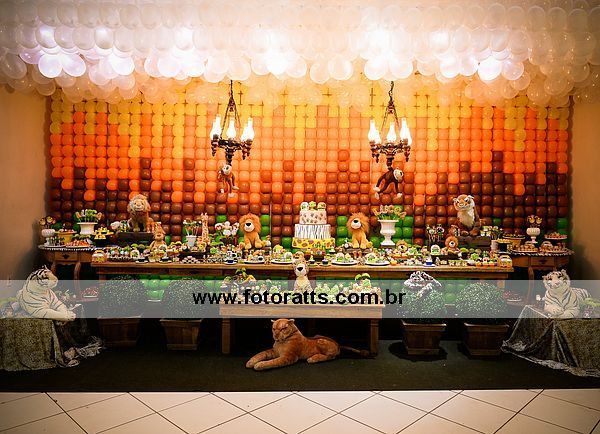 Decoração Safari 29/09/2015 no Buffet Mundo Mágico