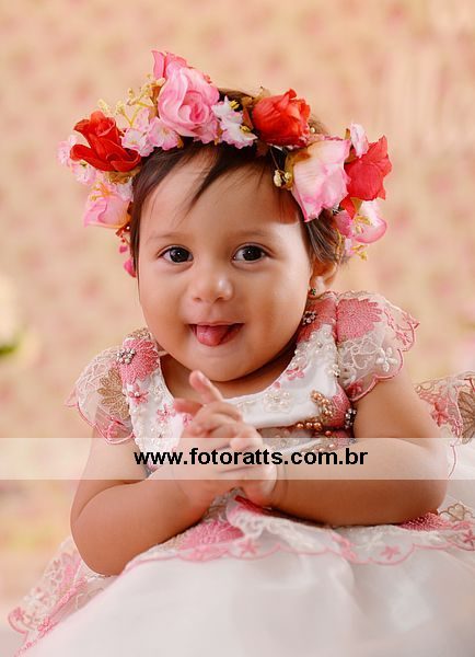 Aniversário 01 Ano Flor de Maria dia 03/08/2016 no Buffet Colossu Park.