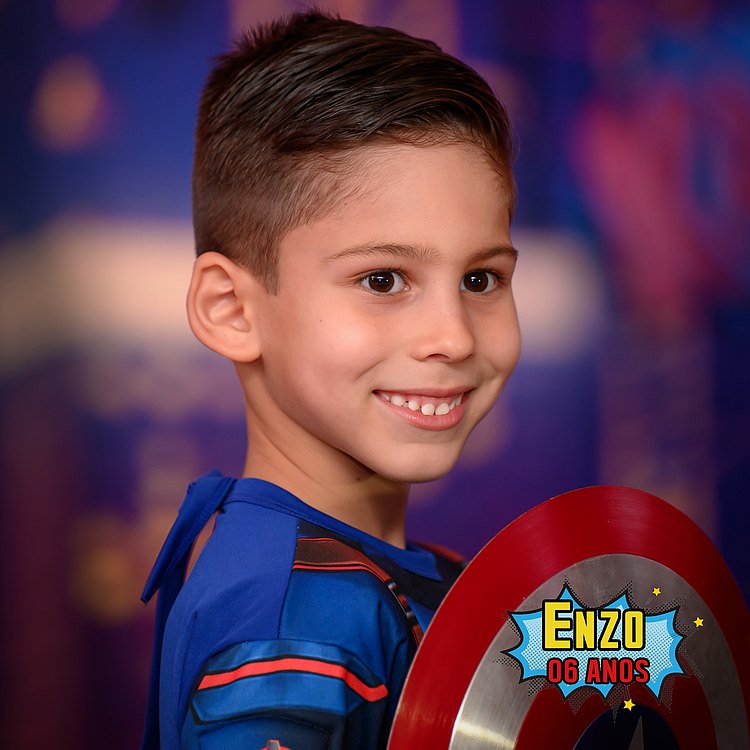 Enzo 06 Anos Vingadores