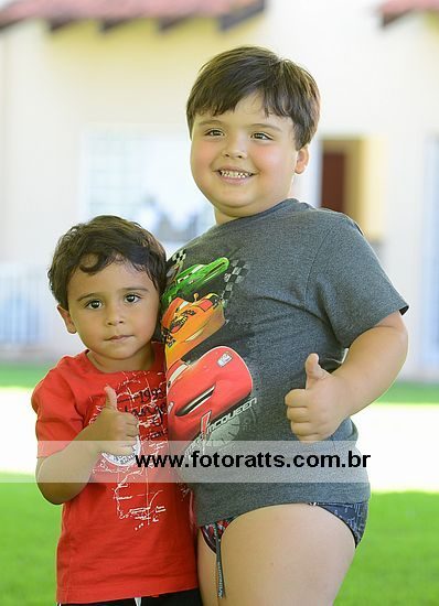 03 Anos Cesar e 04 Anos Davi dia 31/01/2015