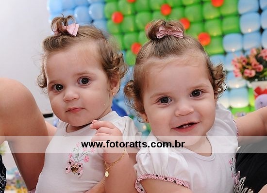 Aniversário 01 Ano  Alice e Anita dia 20/04/2013 no Origami Buffet.