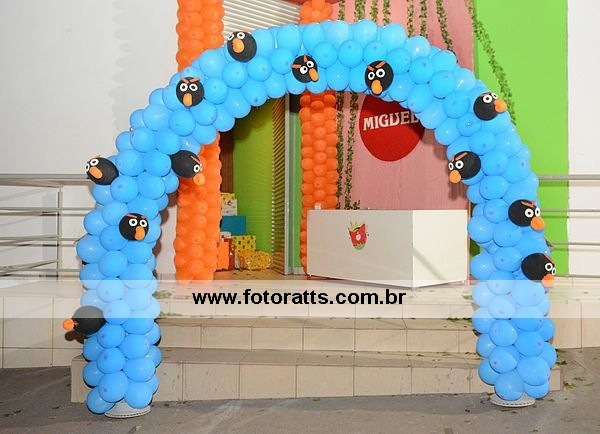 Decoração Angry Birds‎ Anjo Barroco.